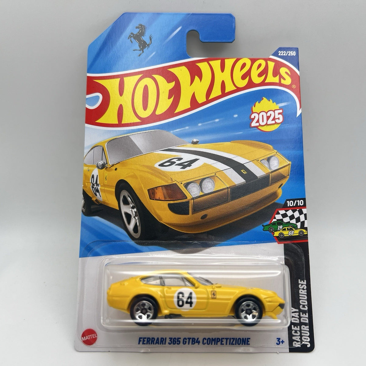 🔥Hot Wheels Ferrari 365 GTB4 Competizione Lot Of 3 - White, Red, Yellow🔥