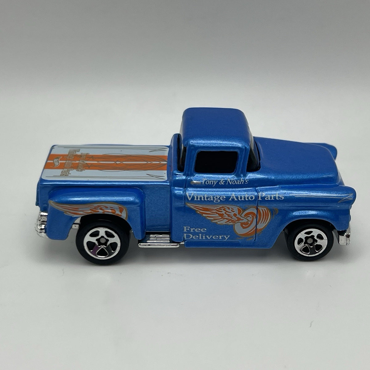 hot wheels diecast 1956 chevy truck. Tony and Noah's Vintage Auto Parts