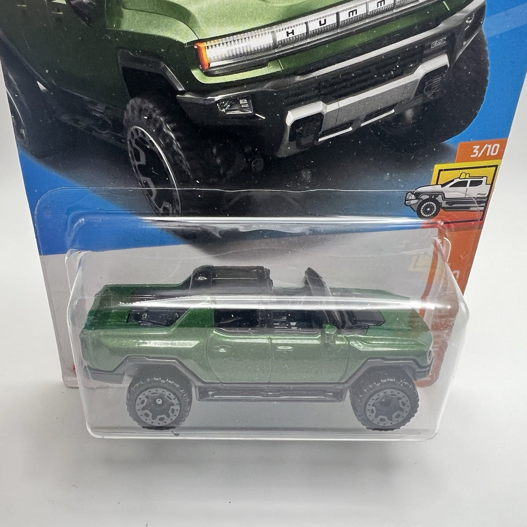 Hot Wheels GMC Hummer EV New HW Hot Trucks Series#3/10 Green Diecast 1:64 Scale