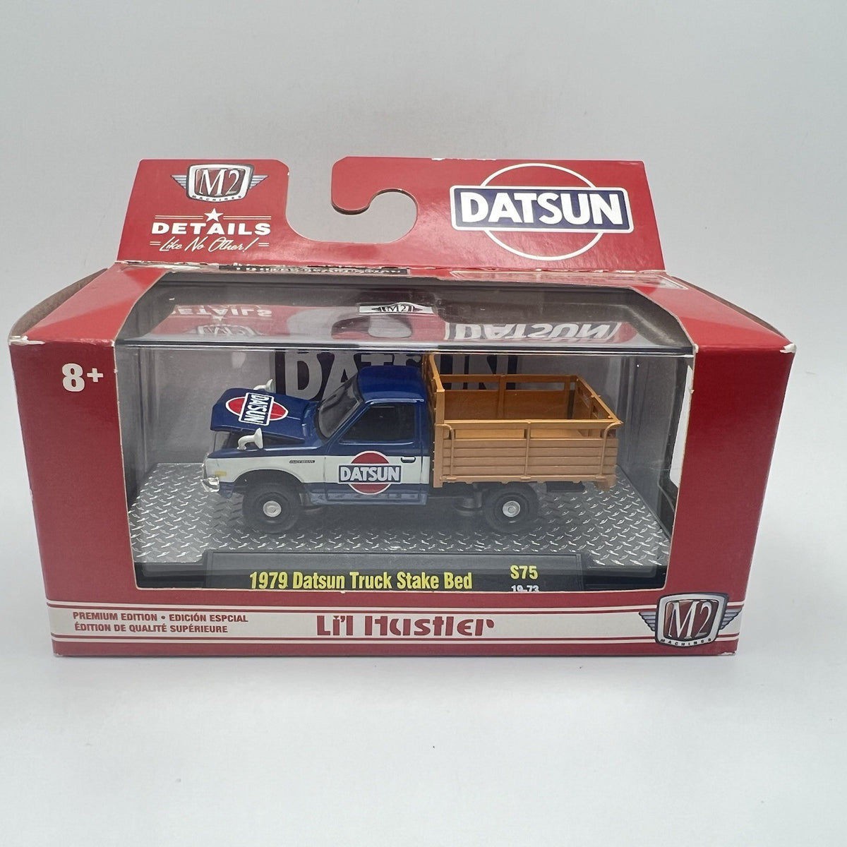 M2 Machines Li'l Hustler 1979 Datsun Truck Stake Bed S75
