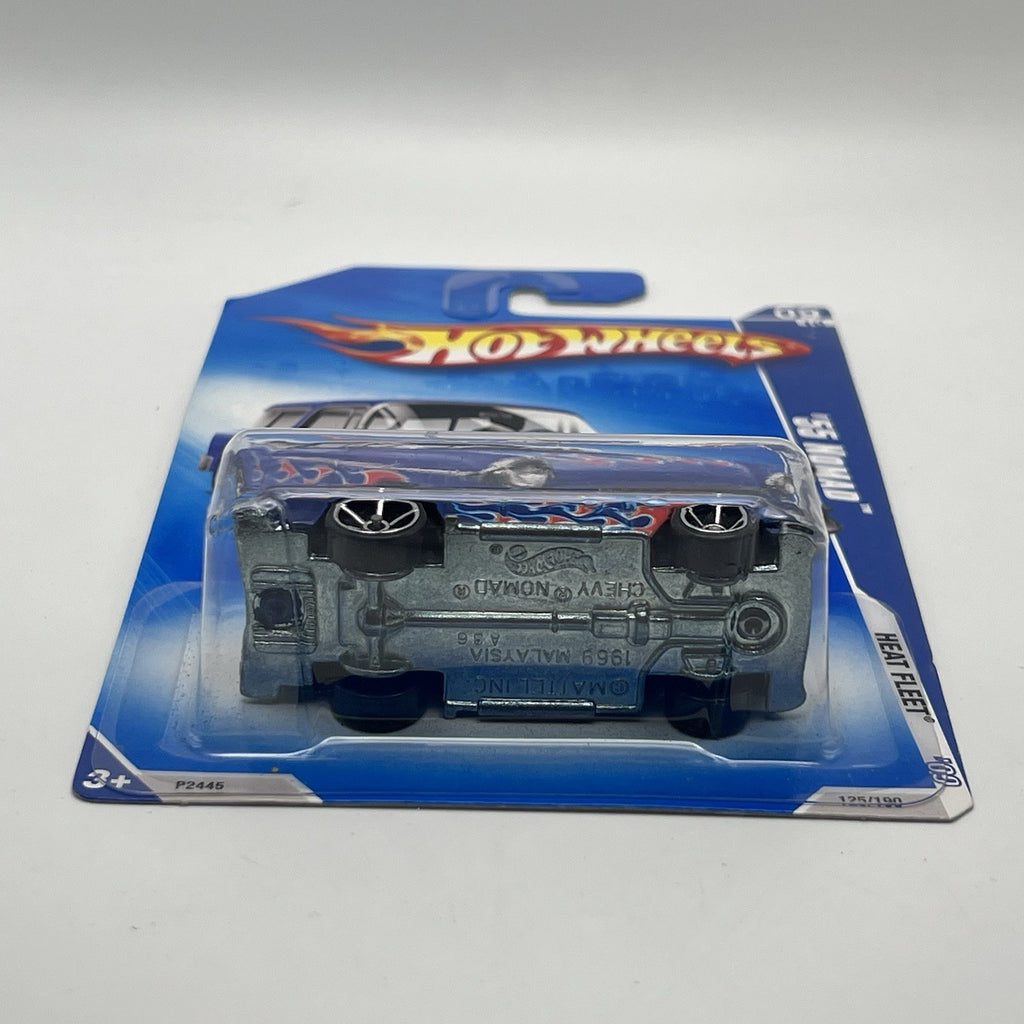 2009 Hot Wheels Heat Fleet 125/190 '55 Nomad 09/10 With 5 Spoke Wheels