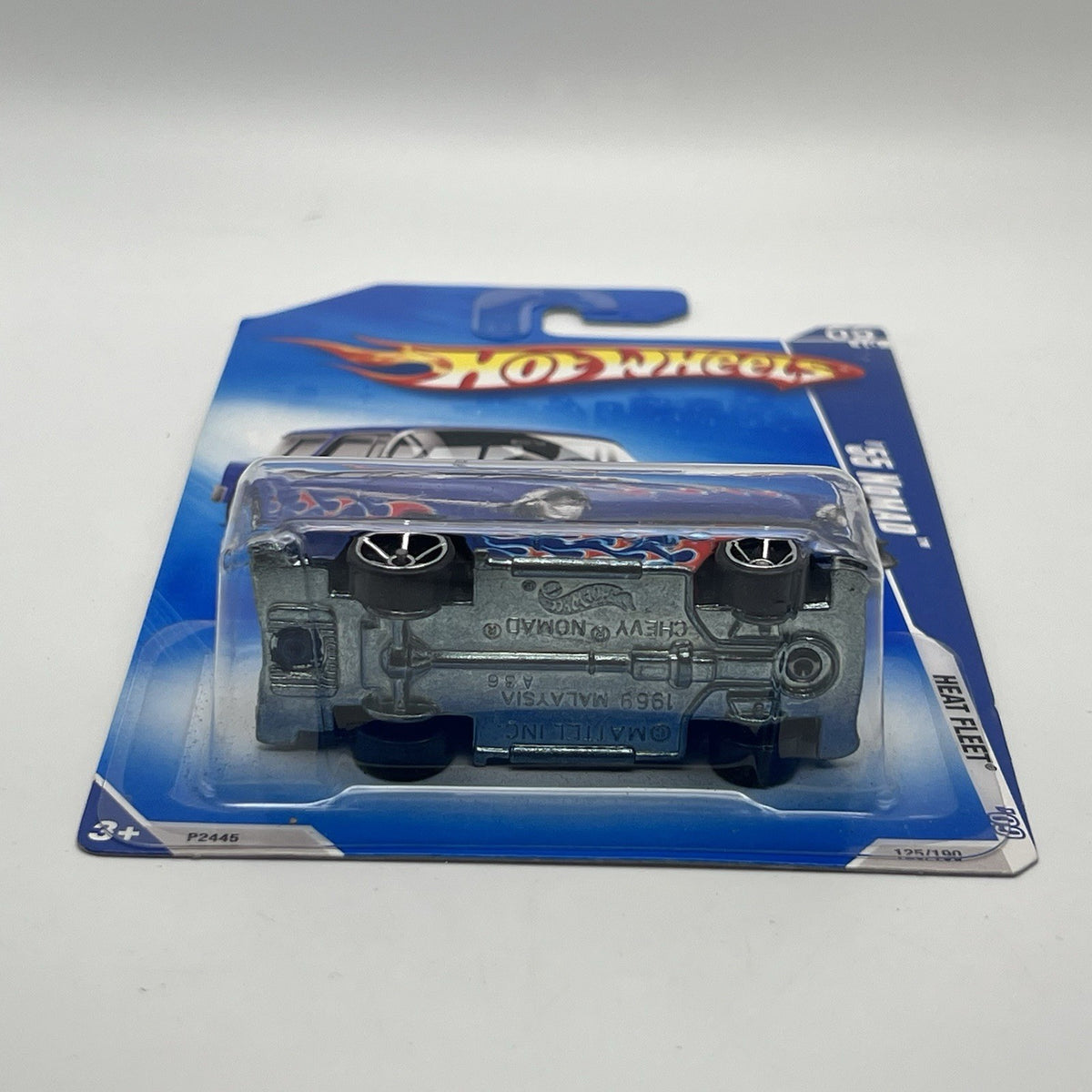 2009 Hot Wheels Heat Fleet 125/190 '55 Nomad 09/10 With 5 Spoke Wheels