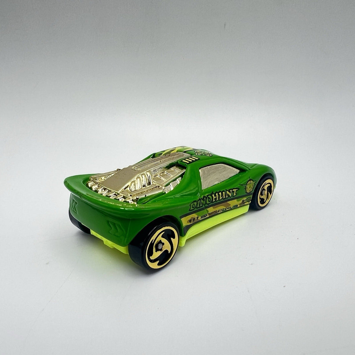 Hot Wheels Speed Blaster Dino Hunt -  1990 | Game Over Series | Green | DieCast