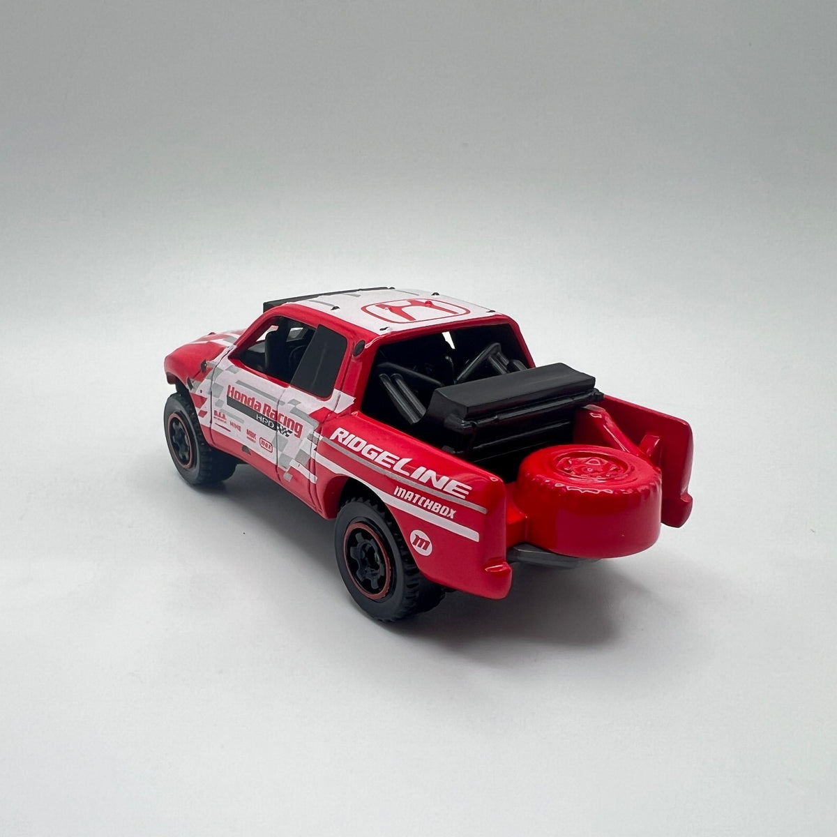 Matchbox 2015 Honda Ridgeline Red Honda Racing LOOSE 1/64