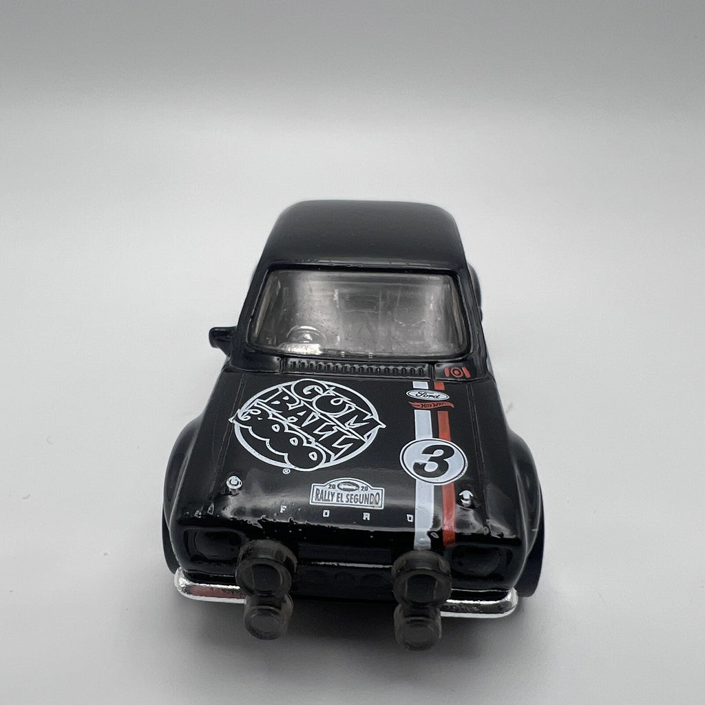Hot Wheels 2014 Mattel Black '70 Ford Escort No 3 RS1600 Gum Ball 3000 1/64