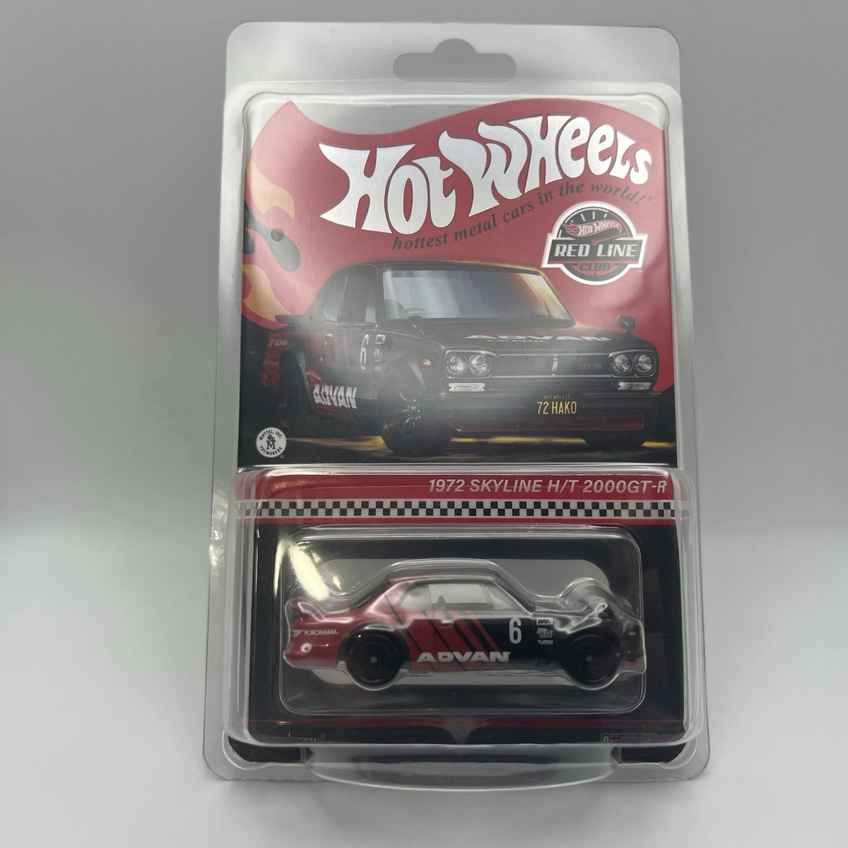 Hot Wheels Redline Club RLC Exclusive 1972 Skyline H/T 2000GT-R ADVAN NISSAN