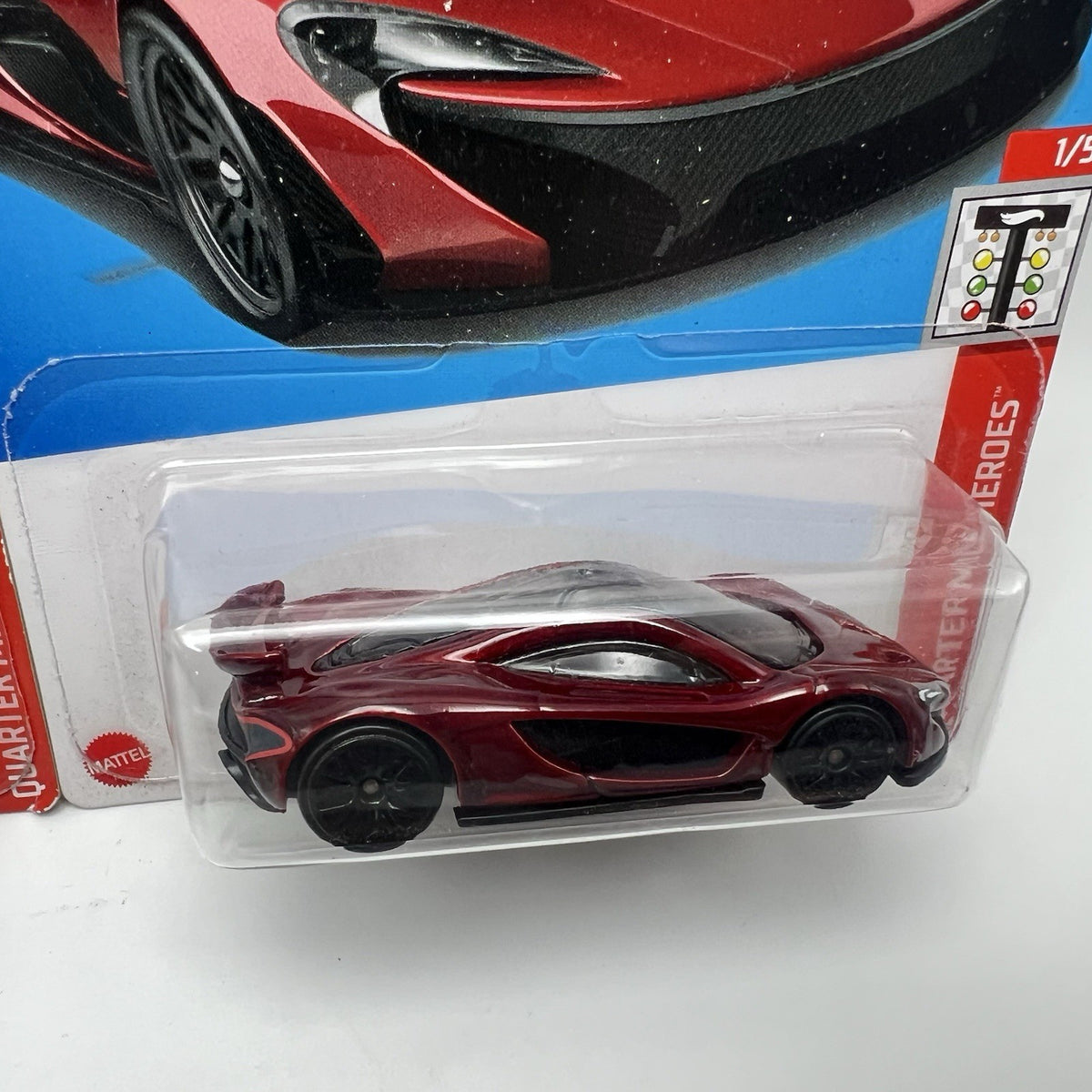 McLaren P1 #165 1/4 Mile Heroes 1/5 2024 - Blue And Red - Lot Of 2