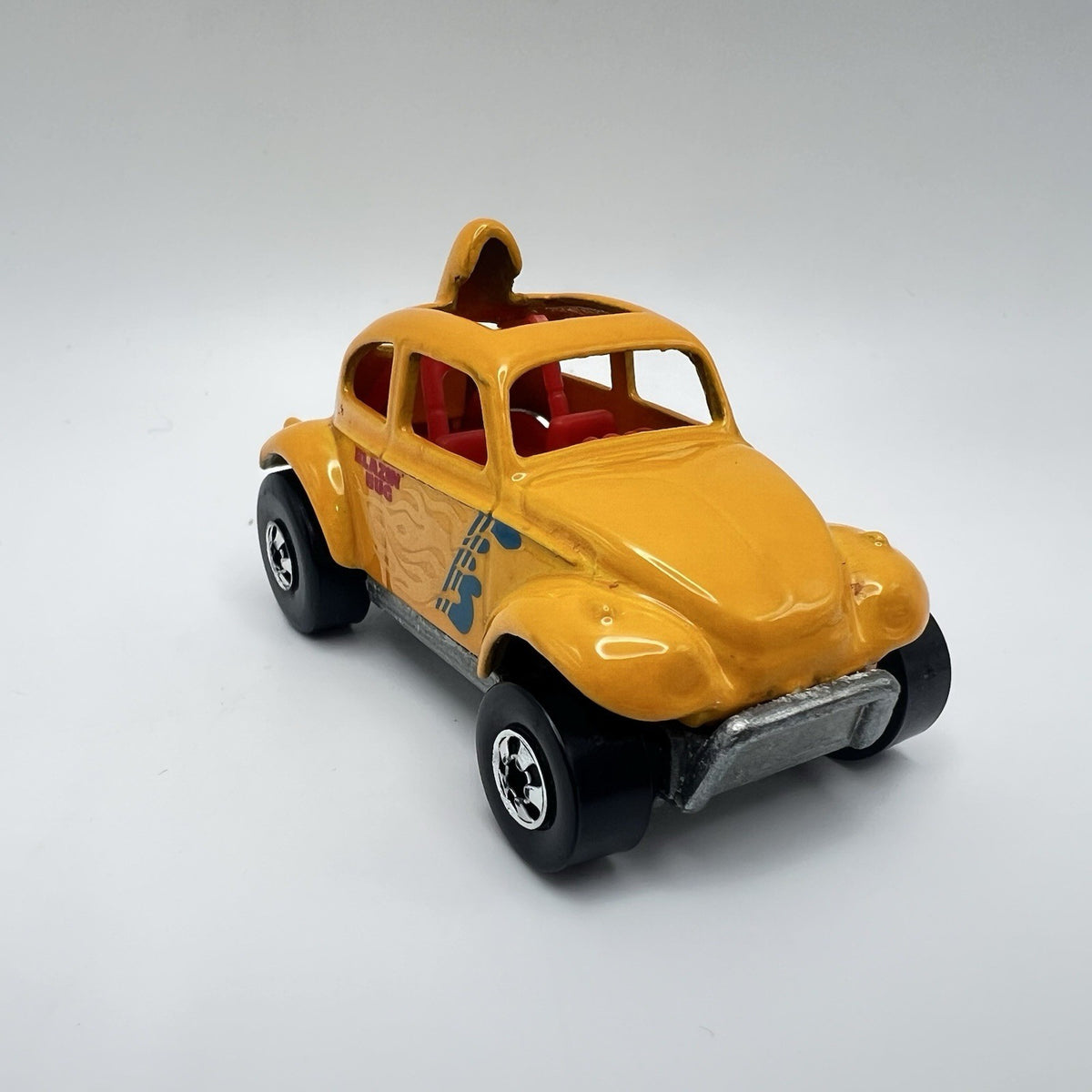 HOT WHEELS - MATTEL - VW - BEETLE COX LOW BUG ORANGE - MALAYSIA 1983 R477