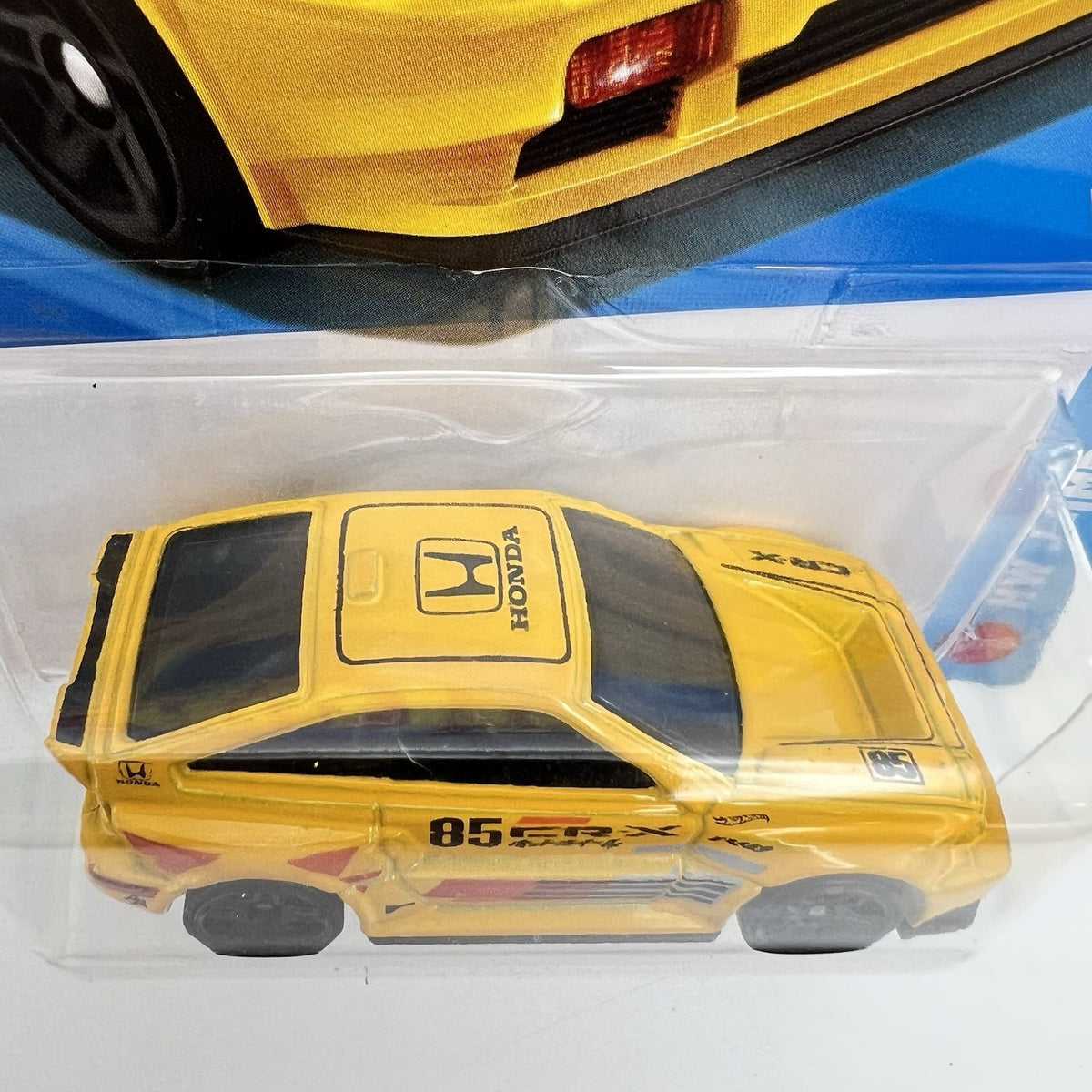 2026 Hot Wheels 1985 Honda CR-X Yellow JDM, J-IMPORTS #89