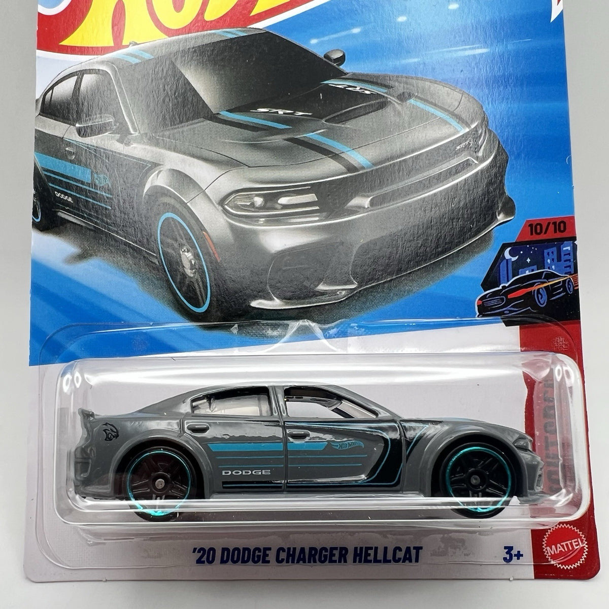 NIP 2026 Hot Wheels Mainline '20 Dodge Charger Hellcat 134/250 Grey Nightspeed