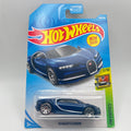 HOT WHEELS 2019 M/L #236/250 '16 Bugatti Chiron 7/10 HW Exotics blue