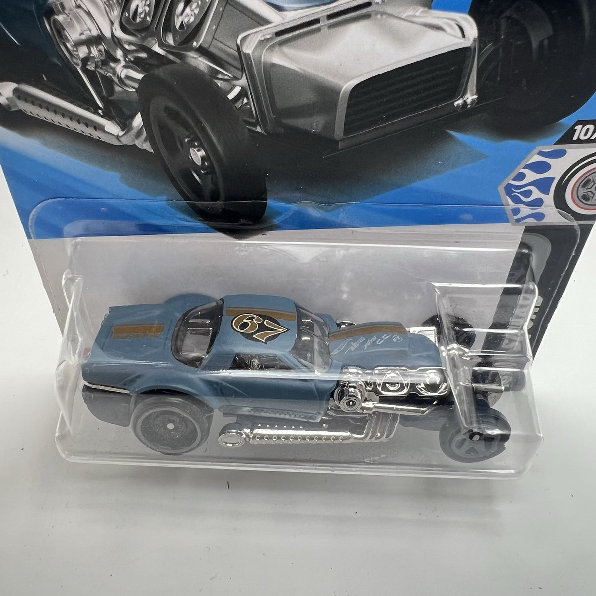 Hot Wheels Hoto Roto Rod Squad Gray Blue #158 158/250 2024 Netflix Let's Race