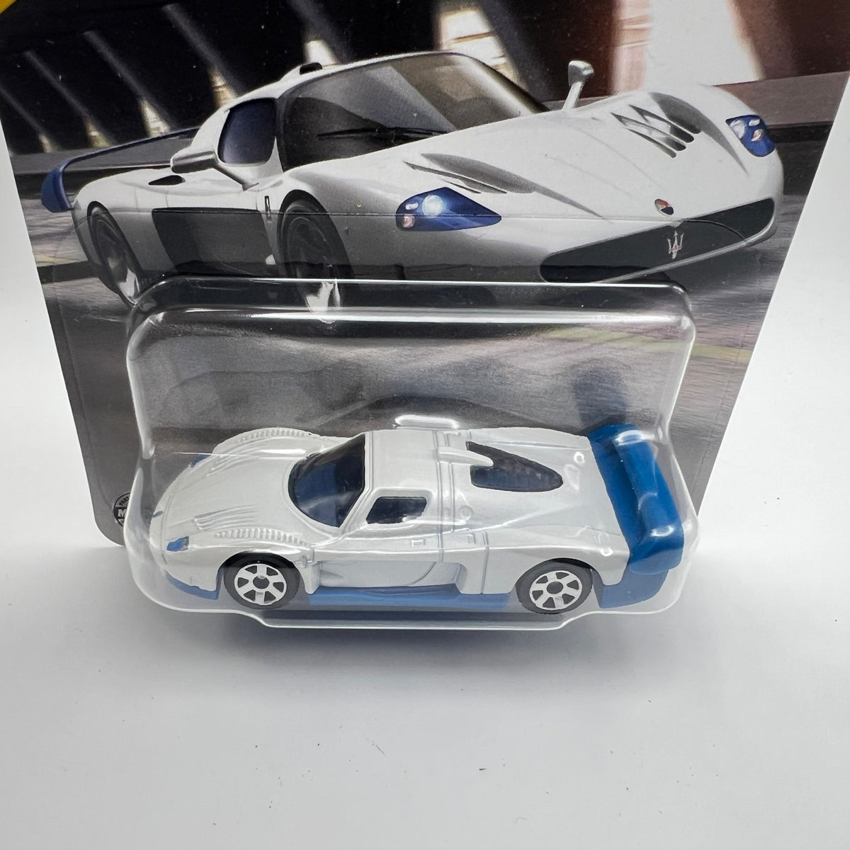 Matchbox 2004 Maserati MC12 White Blue 86/125 The Vault