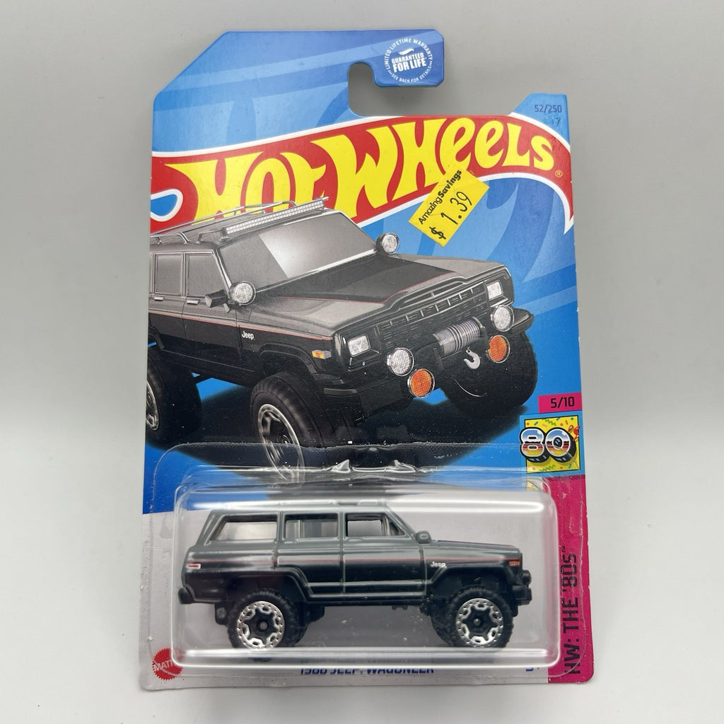2023 Hot Wheels D Case Black 1988 Jeep Wagoneer HW The 80's #52