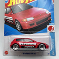 HOT WHEELS 2024 '92 HONDA CIVIC EG RED 95/250 HTC43 HW J-IMPORTS ASADA DESIGN