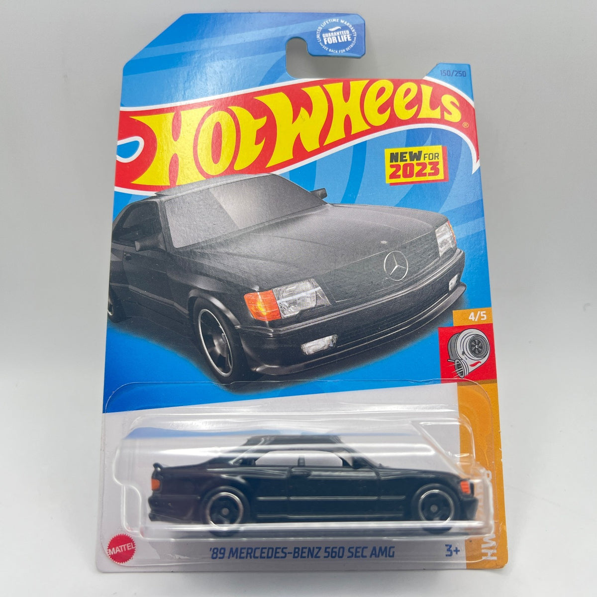 Hot Wheels '89 Mercedes-Benz 560 SEC AMG Lot of 3 Blue 186 Red 82 Black 150/250
