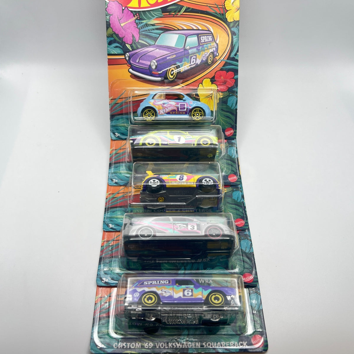 Hot Wheels Spring 2023 Complete Set of 5 Fiat 500 Escort Mini Subaru Squareback