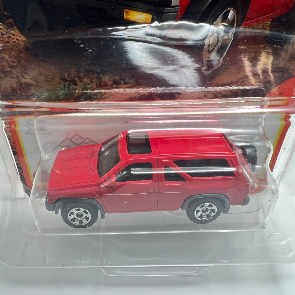 Matchbox 1985 Nissan Pathfinder Red 54/100 The Vault