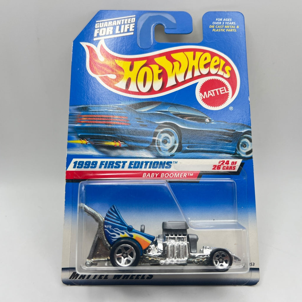 Hot Wheels Baby Boomer Blue 1999 First Editions 24/26 Collector 680 1:64