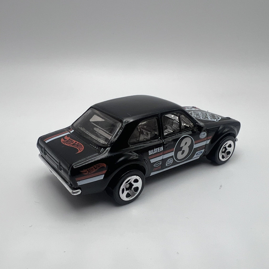 Hot Wheels 2014 Mattel Black '70 Ford Escort No 3 RS1600 Gum Ball 3000 1/64