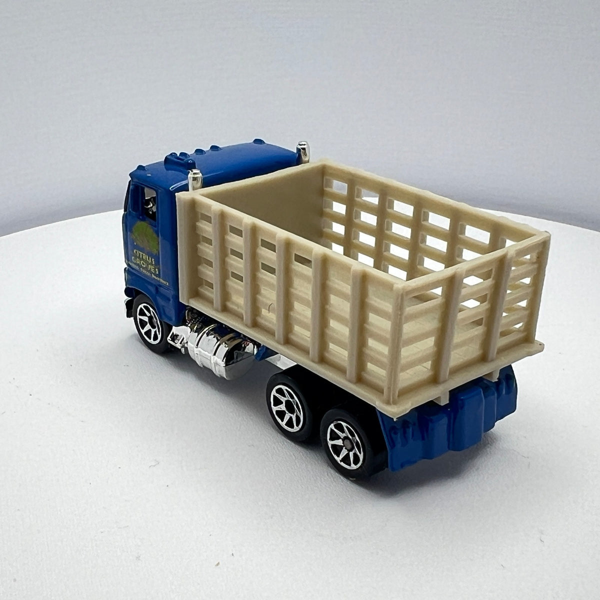 Hot Wheels Stake Bed Truck Blue Citrus Groves 1981 LOOSE 1/64