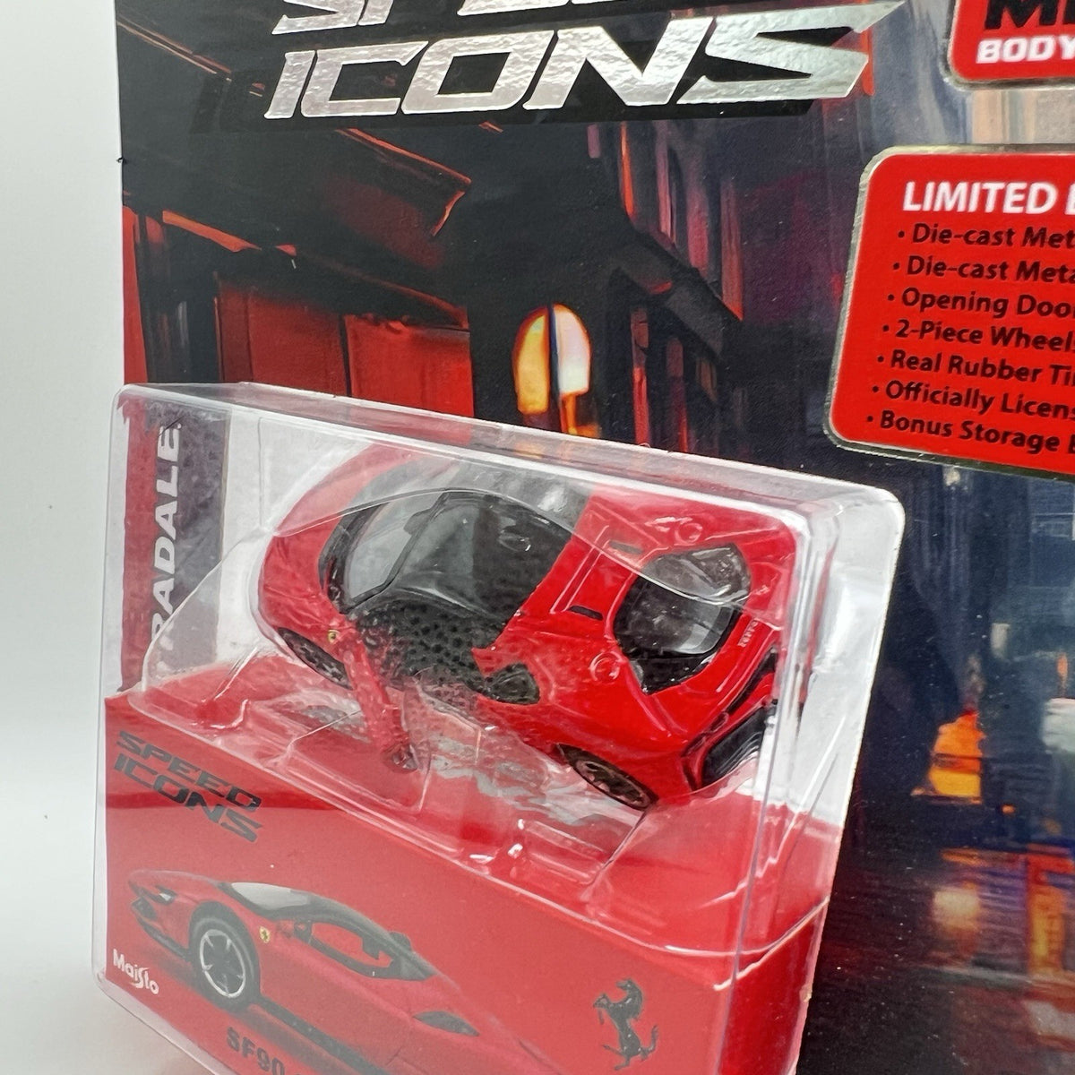 NEW 2025 Speed Icons  Ferrari SF90 Stradale - 1:64 RED