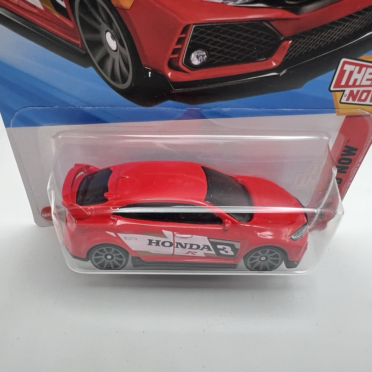 2025 Hot Wheels Red 2018 Honda Civic Type R 123/250 Then And Now 3/10