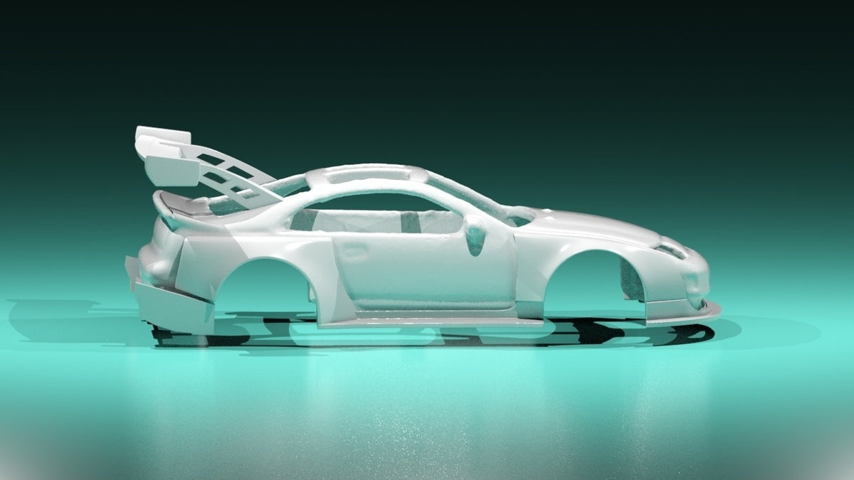 Wide Body Kit for Hot Wheels Nissan 300ZX - Resin - 3D Printed