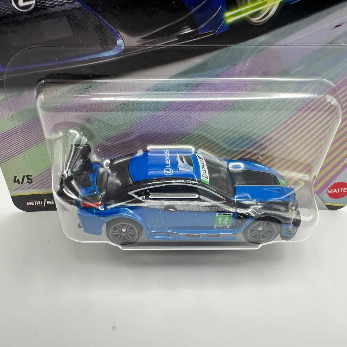 Hot Wheels Premium Lexus RC F GT3 Car Culture Aero Styles 4/5 Blue