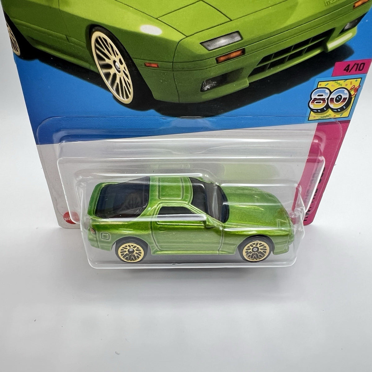 Hot Wheels '89 Mazda Savanna RX-7 FC35  (Green) HW The '80s 4/10 #51 2023