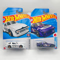 Hot Wheels Mazda RX-7 Lot of 2 White Police Purple J-Imports 1:64