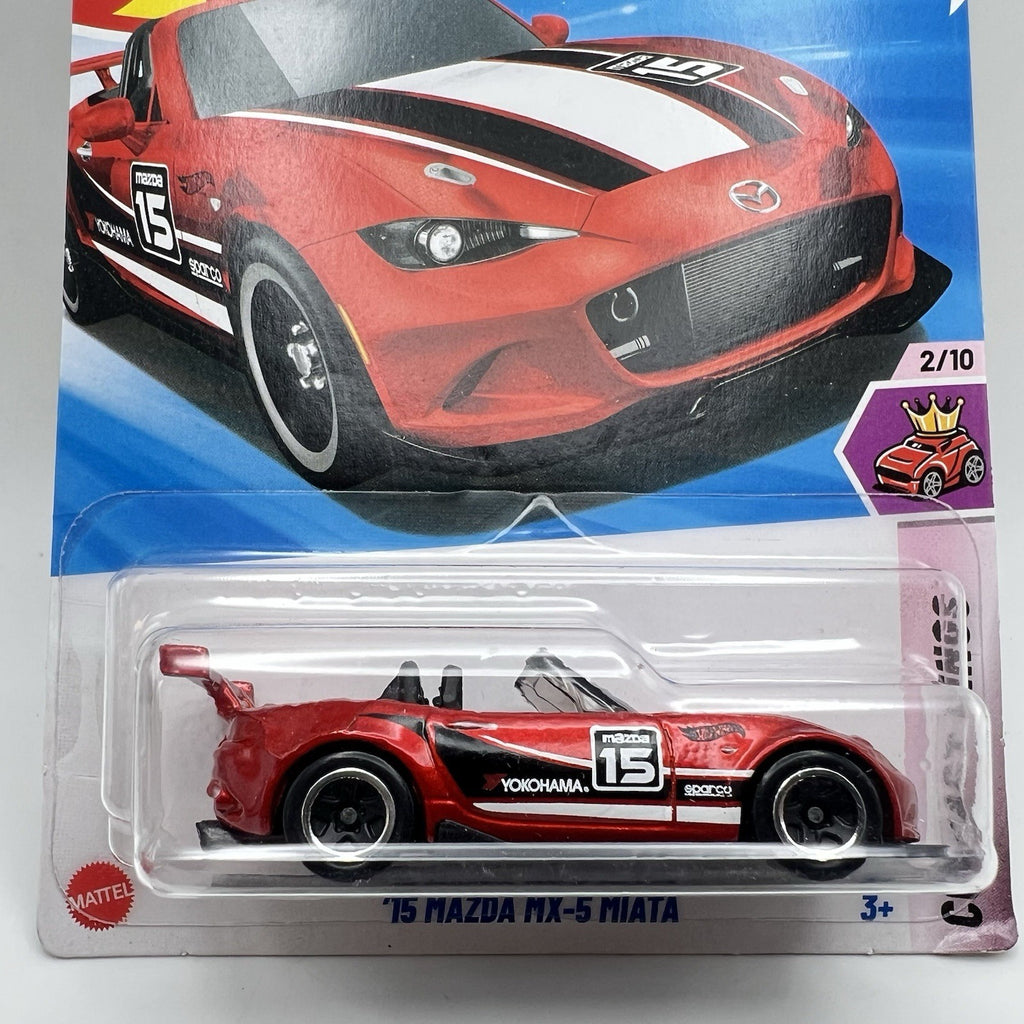 Hot Wheels '15 Mazda MX-5 Miata Red #80 80/250 - 2025 Compact Kings