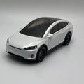 Tesla Model X White 1:64 Scale Diecast Diorama Model Car #59