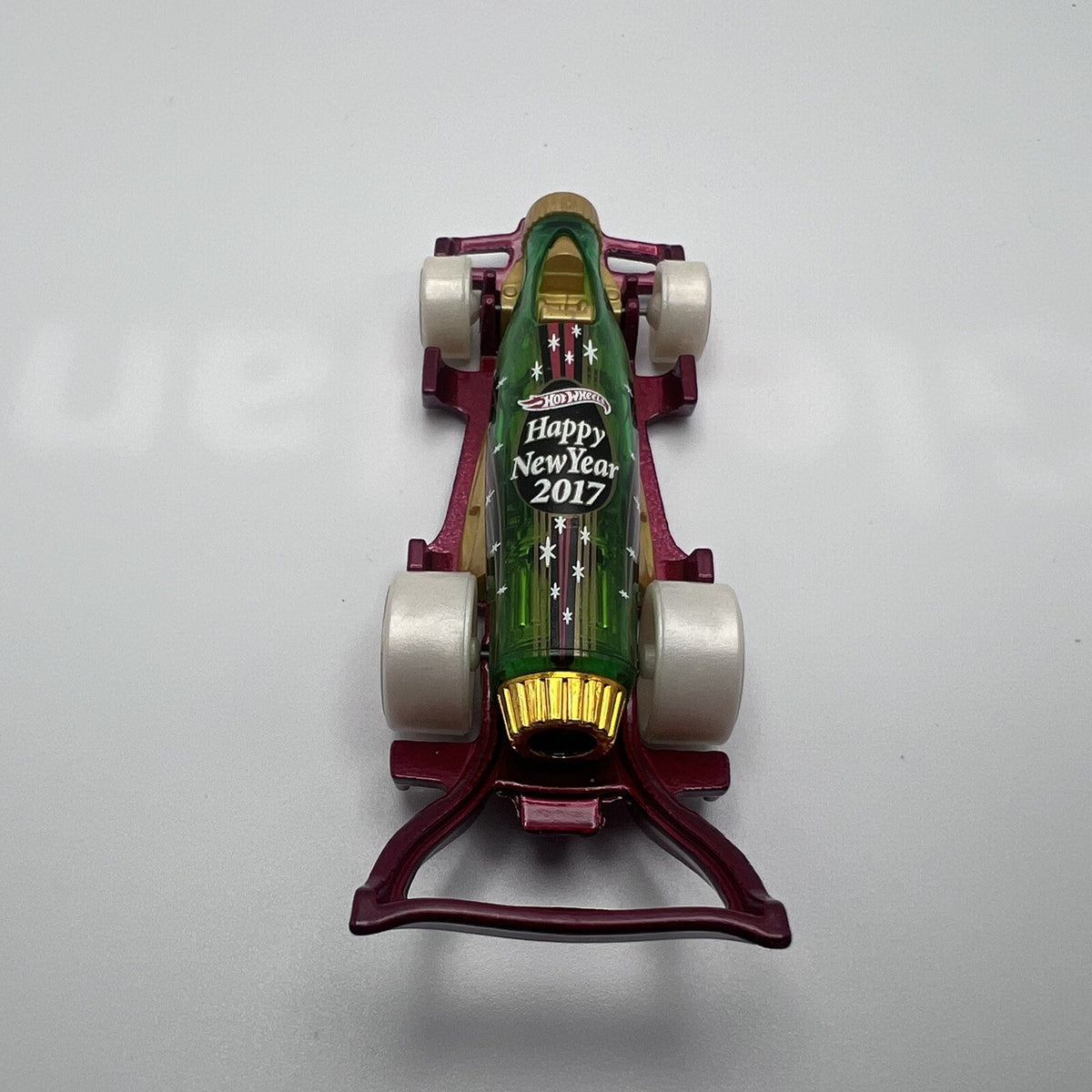 2008 Hot Wheels - Carbonator - 2017 Happy New Year - Red