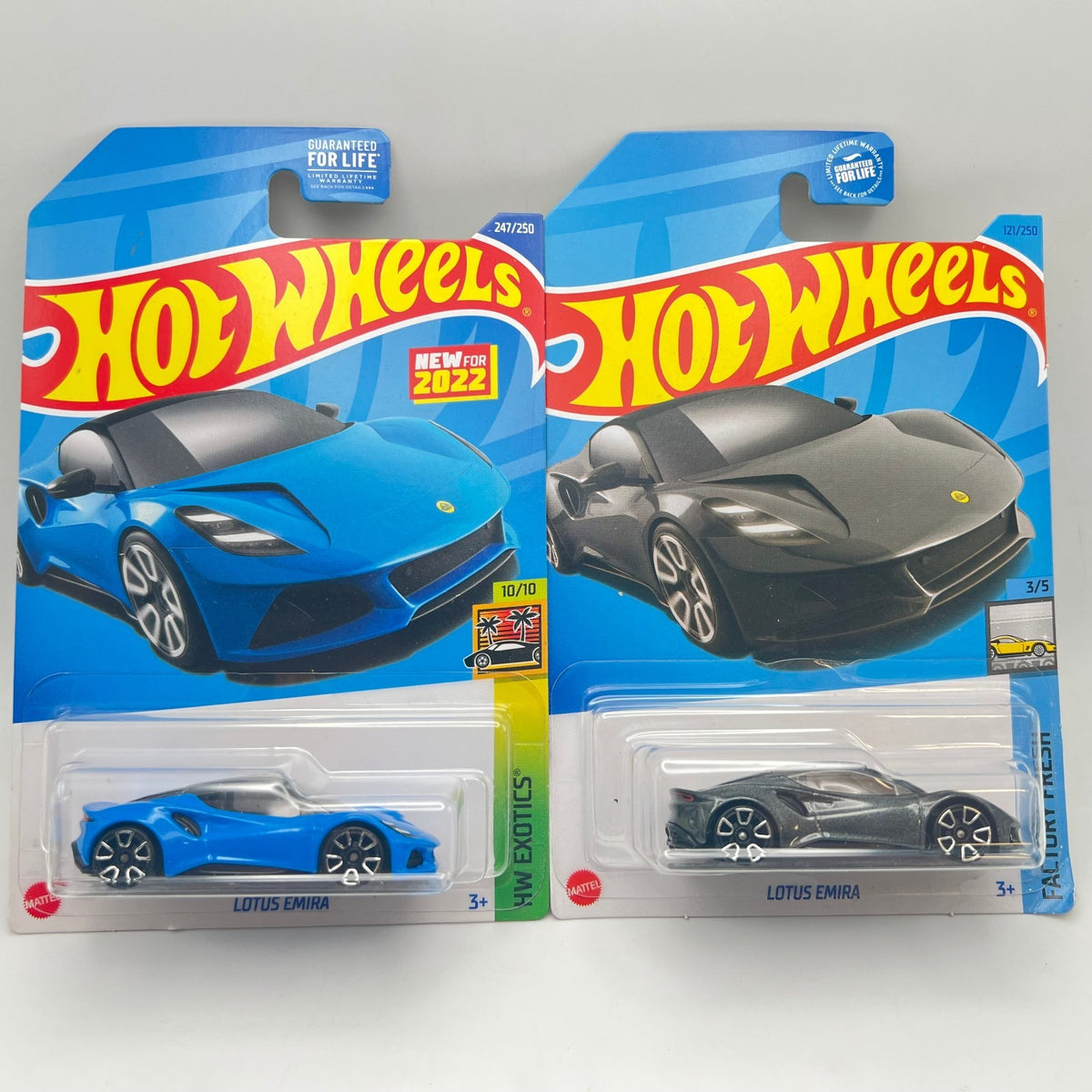 Lot Of Two Hot Wheels Lotus Emira