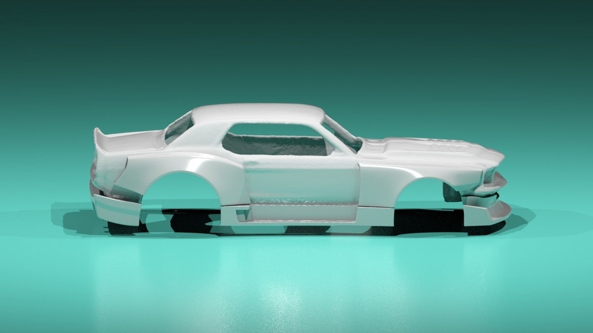 Night Fury Wide Body Kit for Hot Wheels 67 Ford Mustang GT  - Resin - 3d Printed