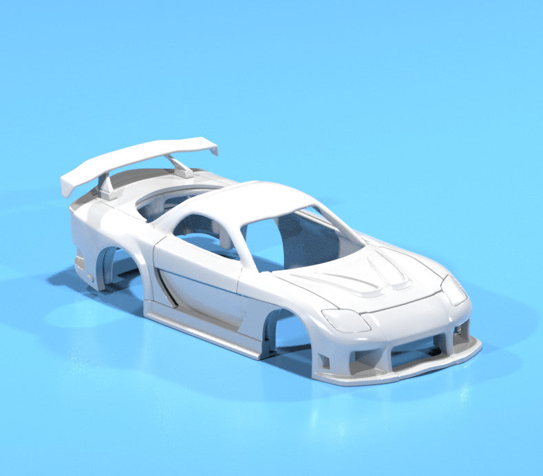 Veilside Body Kit For Hot Wheels Mazda RX7 FD - Resin - 3d Printed
