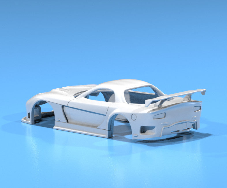 Veilside Body Kit For Hot Wheels Mazda RX7 FD - Resin - 3d Printed