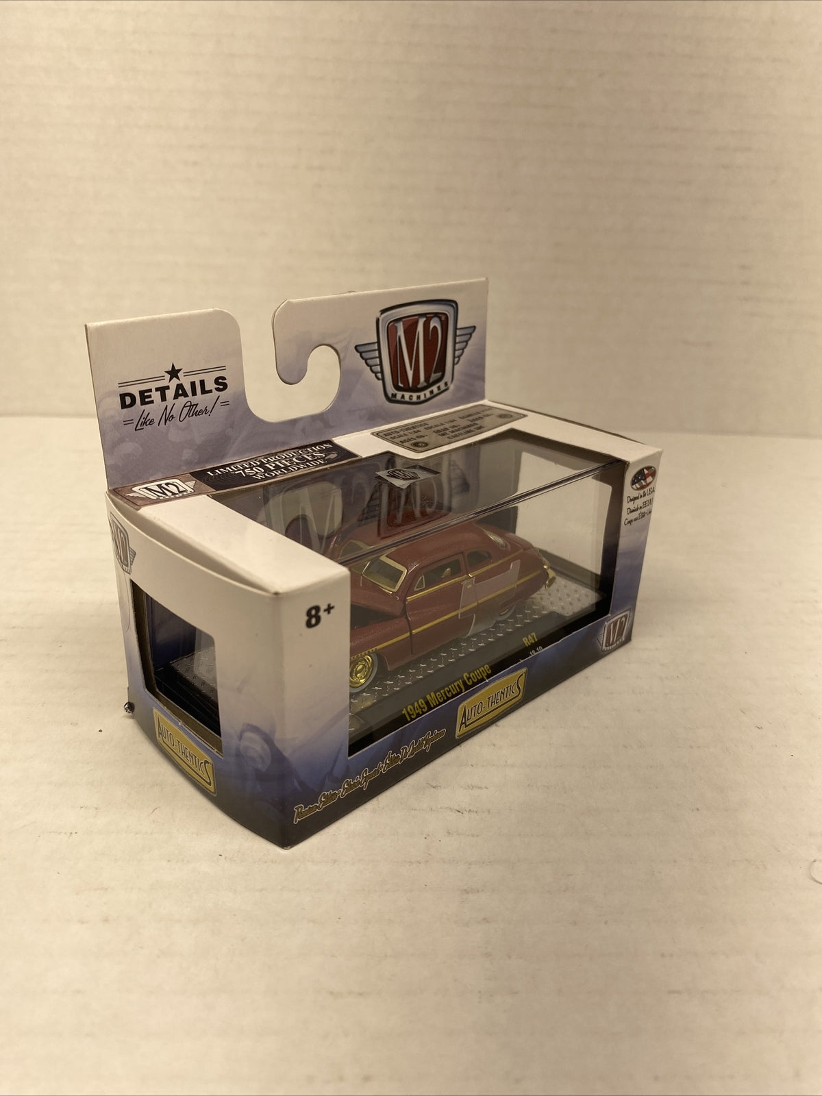 M2 Machines 1949 MERCURY COUPE R47 *Out of 750* CHASE Auto-Thentics GOLD