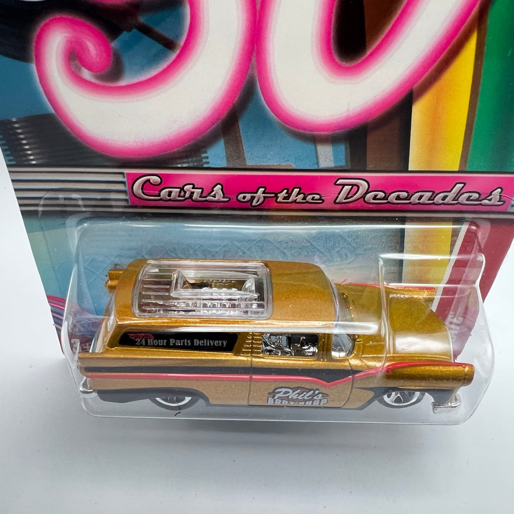 Hot Wheels 8 Crate Gold Phil's Garage Cars of the Decades 50s 12/32