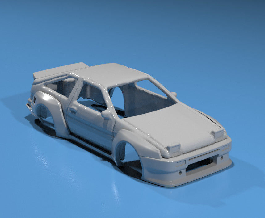 Pandem Style Wide Body Kit for Hot Wheels Toyota AE86 Trueno - Resin