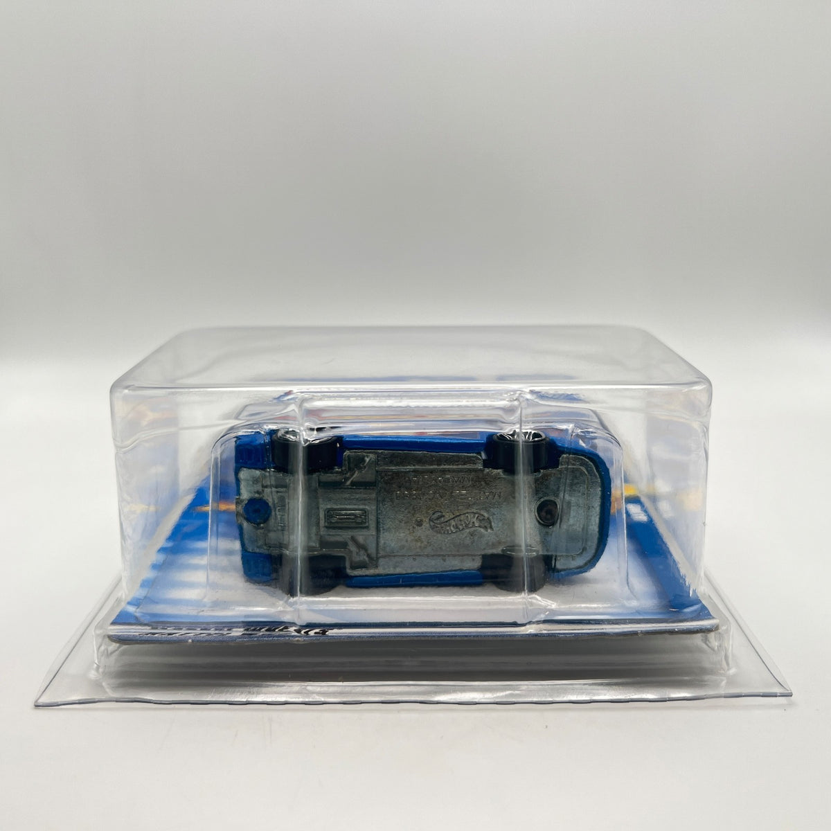 Hot Wheels ERROR Blimp Card with Ferrari F40 Blue 2001 #210 The Vault