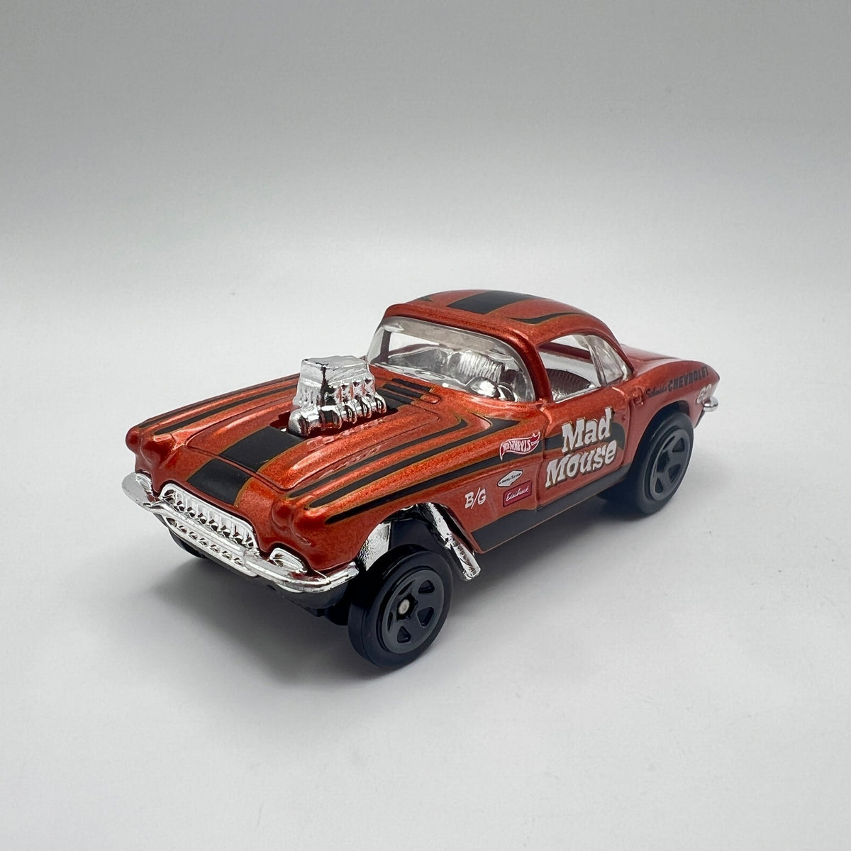 Hot Wheels '62 Corvette Gasser Copper Mad Mouse #62 LOOSE 1/64