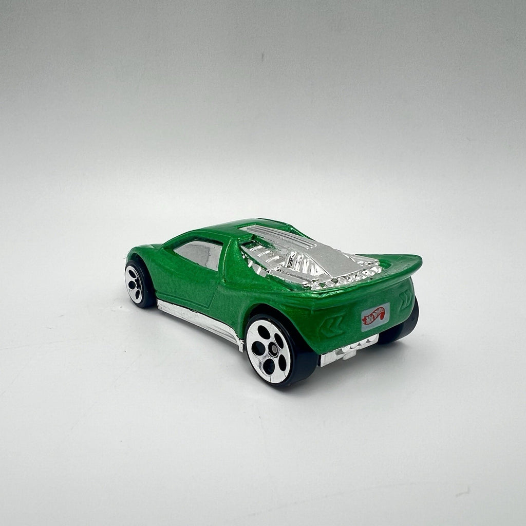 Hot Wheels Speed Blaster 1995 New Models Green Chrome Base 5DOTs