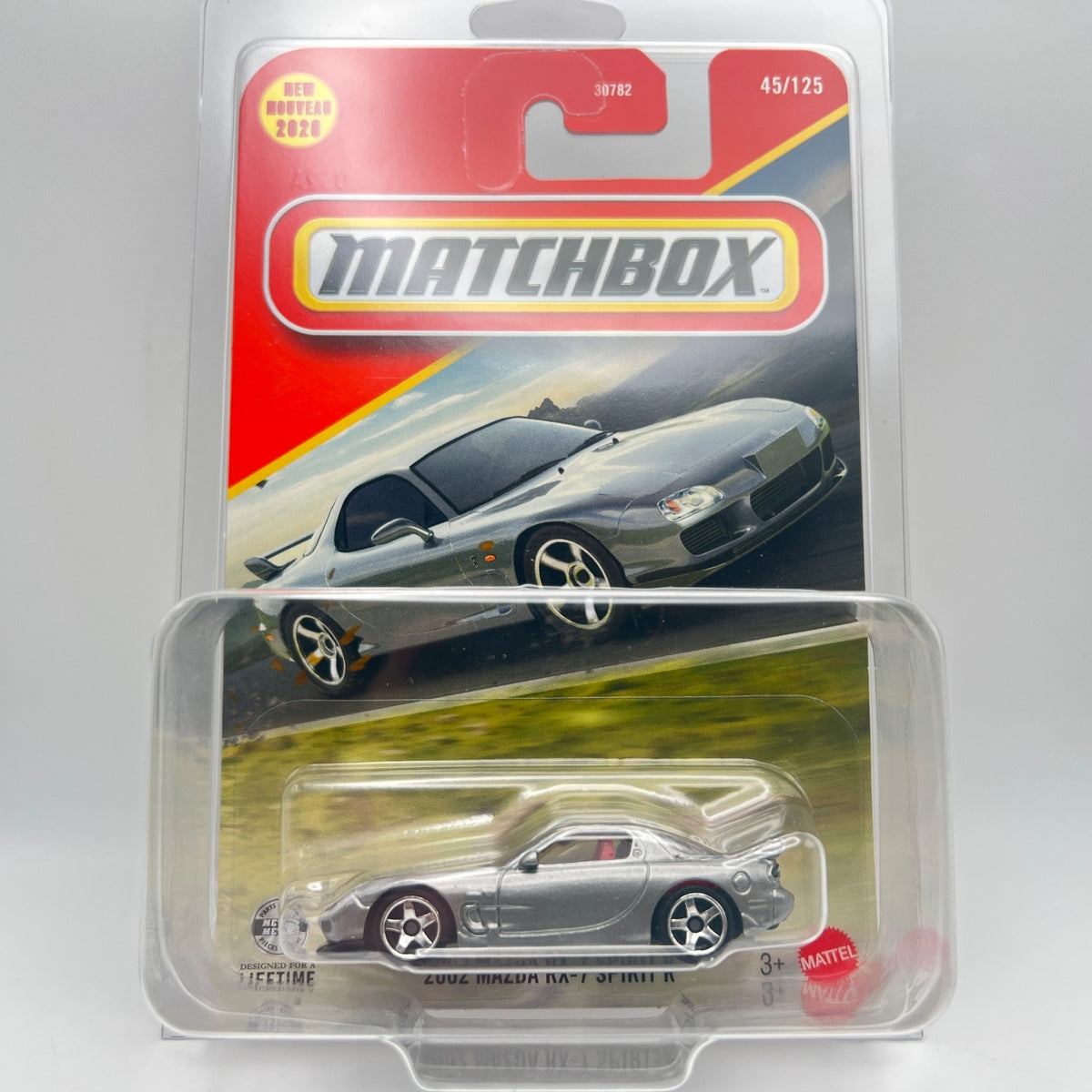 Matchbox 2002 Mazda RX-7 Spirit R Silver 45/125 The Vault