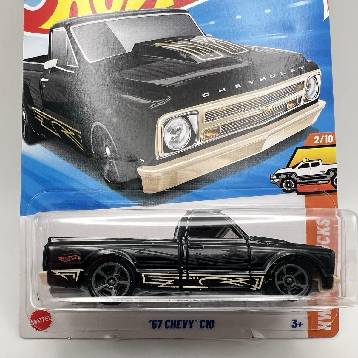 Hot Wheels '67 Chevy C10 [Black], HW Hot Trucks 2/10, 21/250  2025