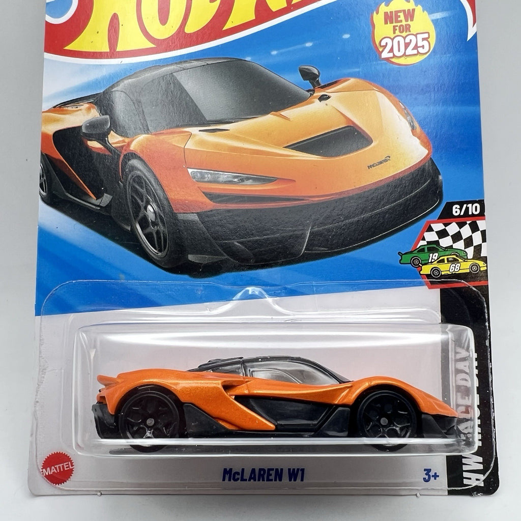 Hot Wheels 2025 McLaren’s W1 Race Day 6/10(142/250) Orange