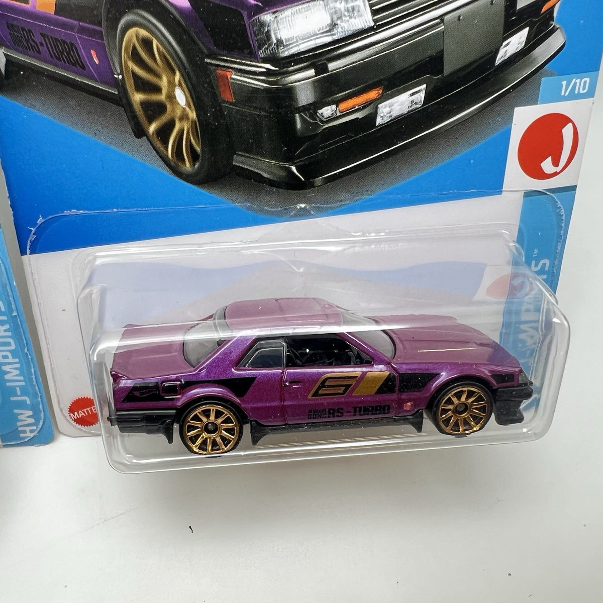 Lot of 2 - purple & green 2024 Hot Wheels Nissan Skyline RS KDR30 J-Imports jdm