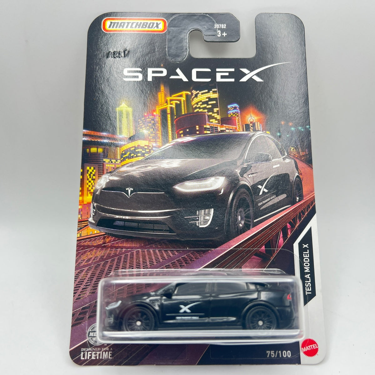 Matchbox Tesla Model X SpaceX black