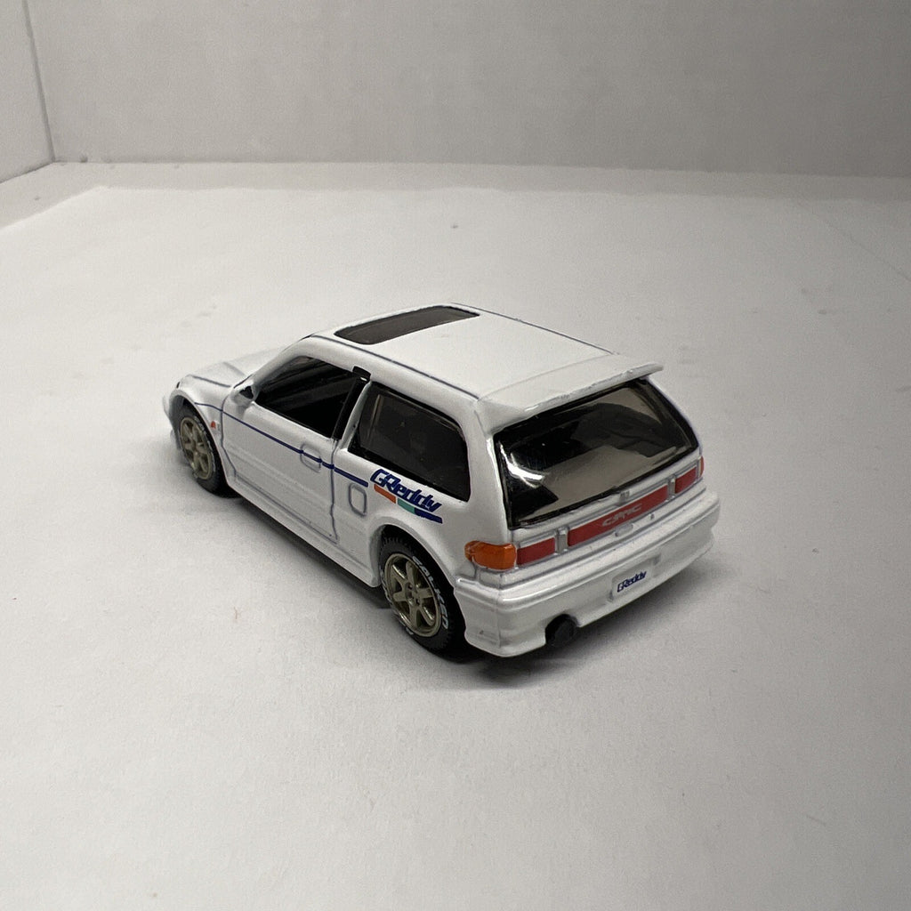 2018 Hot Wheels #4 '90 Honda Civic EF in White HW  Greddy With Real Riders